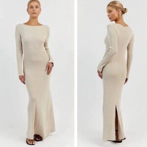 DISSH Aria Stone Sleeved Midi Dress